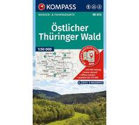 Carte de randonnée n° 813 - Forêt de Thuringe Est (Allemagne) | Kompass