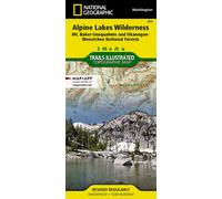 Carte de randonnée n° 825 - Alpine Lakes Wilderness Area (Mt Baker - Snoqualmie & Okanogan - Wenatchee National Forests (Washington) | National Geographic