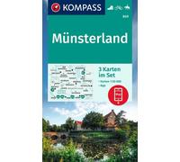 Carte de randonnée n° 849 - Münsterland 3-set (Allemagne) | Kompass