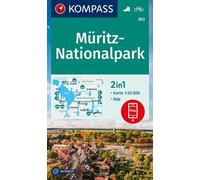 Carte de randonnée n° 853 - Müritz National park (Allemagne) | Kompass