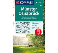 Carte de randonnée n° 863 - Münster, Osnabrück (Allemagne) | Kompass