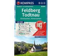 Carte de randonnée n° 891 - Feldberg, Todtnau, Kirchzarten, Hinterzarten + Aktiv Guide (Allemagne) | Kompass