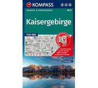 Carte de randonnée n° 9 - Kaisergebirge (Tyrol, Autriche) | Kompass