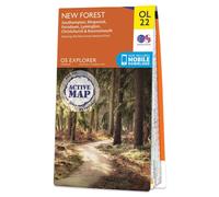 Carte de randonnée n° OL022 - New Forest (Grande Bretagne) | Ordnance Survey - Explorer - plastifiée