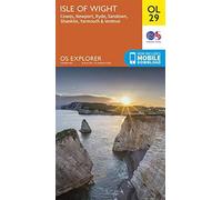 Carte de randonnée n° OL029 - Ile de Wight (Grande Bretagne) | Ordnance Survey - Explorer - papier