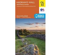 Carte de randonnée n° OL043 - Hadrian's Wall, Haltwhistle, Hexham (Grande Bretagne) | Ordnance Survey - Explorer - papier