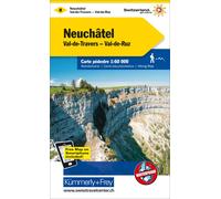 Carte de randonnée n° WK.08 - Neuchâtel, Val de Travers (Suisse) | Kümmerly & Frey