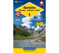 Carte de randonnée n° WK.20 - Surselva (Suisse) | Kümmerly & Frey