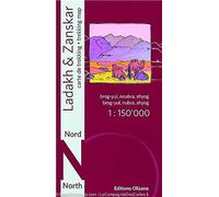 Carte de randonnée - Nord du Ladakh et du Zanskar (Inde) | Olizane
