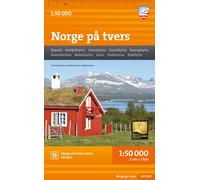 Carte de randonnée - Norge på tvers (Norvège) | Calazo - 1/50 000
