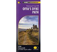 Carte de randonnée - Offa's Dyke Path XT40 | Harvey Maps - National Trail maps