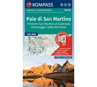 Carte de randonnée - Pale di San Martino, Primiero, San Martino di Castrozza, Paneveggio & Valle del Vanoi | Kompass - 1:25 000
