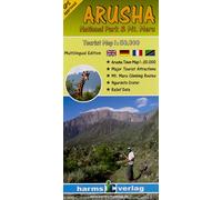 Carte de randonnée - Parc National Arusha & Mont Méru (Tanzanie) | Harms Verlag