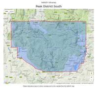 Carte de randonnée - Peak District Sud XT40 | Harvey Maps - Ultramap