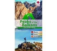 Carte de randonnée - Pics des Balkans (Albanie, Kosovo, Monténégro) | Huber