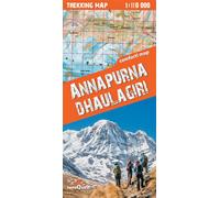 Carte de randonnée plastifiée - Annapurna, Dhaulagiri | TerraQuest