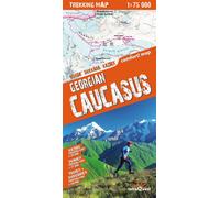 Carte de randonnée plastifiée - Caucase géorgien | TerraQuest