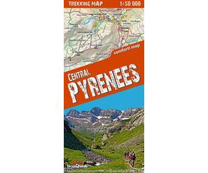Carte de randonnée plastifiée - Pyrénées Centrales | TerraQuest