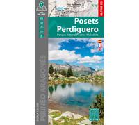 Carte de randonnée - Posets, Perdiguero (Pyrénées aragonaises) | Alpina