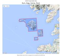 Carte de randonnée - Rum, Eigg, Canna, Muck XT25 | Harvey Maps - Superwalker maps