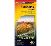Carte de randonnée - Snowdonia Central XT40 | Harvey Maps - Ultramap