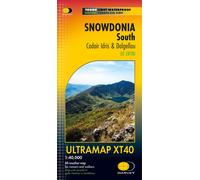Carte de randonnée - Snowdonia Sud XT40 | Harvey Maps - Ultramap