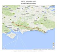 Carte de randonnée - South Downs Way XT40 | Harvey Maps - National Trail maps