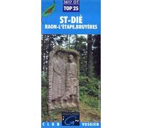 Carte de randonnée : St-Dié