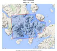 Carte de randonnée - The Cuillin (île de Skye) XT25 | Harvey Maps - Superwalker maps