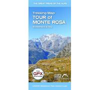 Carte de randonnée - Tour du Monte Rosa | Knife Edge Outdoor
