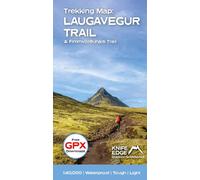 Carte de randonnée - Trekking Iceland's Laugavegur Trail, Two-way Guide | Knife Edge Outdoor