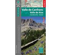 Carte de randonnée - Vallée de Canfranc & Vallée de Aísa, Candanchú, Astún (Pyrénées aragonaises) | Alpina