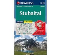Carte de randonnée - Vallée de Stubai | Kompass 035 - 1:30 000