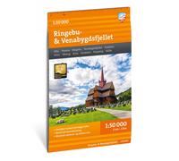 Carte de randonnée - Venabygdsfjellet Ringebu (Norvège) | Calazo - 1/50 000