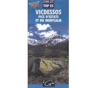 Carte de randonnée : Vicdessos - Pics d'Estats - Montcalm