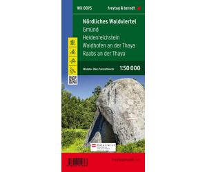 Carte de randonnée - Waldviertel du Nord- Gmünd, n° WK075 | Freytag & Berndt