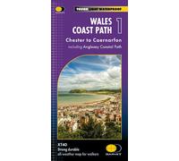 Carte de randonnée - Wales Coast Path 1 XT40 | Harvey Maps - National Trail maps