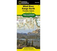 Carte de randonnée - Wind River Range North Pinedale, Dubois | National Geographic