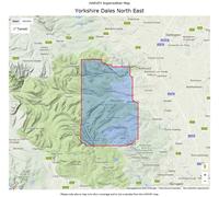 Carte de randonnée - Yorkshire Dales Nord-Est XT25 | Harvey Maps - Superwalker maps