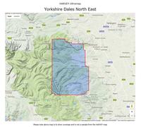 Carte de randonnée - Yorkshire Dales Nord Est XT40 | Harvey Maps - Ultramap