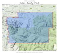 Carte de randonnée - Yorkshire Dales Nord-Ouest XT25 | Harvey Maps - Superwalker maps