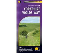 Carte de randonnée - Yorkshire Wolds Way XT40 | Harvey Maps - National Trail maps