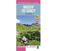 Carte de randonnées - Massif du Sancy à pied, VTT, à cheval | Chamina