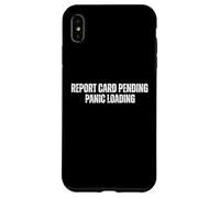 Carte de Rapport en Attente de Panique - Motif école Amusante Coque pour iPhone XS Max