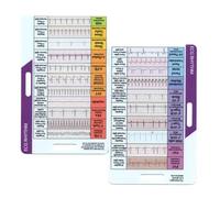 Carte de référence Rhythm Pocket pour enseigner les amateurs de musique - Design portable avec marquage clair - Lecture facile