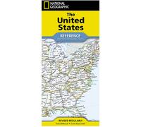 Carte de référence - USA, avec états et drapeaux | National Geographic