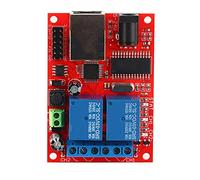 Carte de Relais à 2 Voies, Module DC5V 24V LAN Ethernet Controller avec commutateur de Retard pour Le Remplacement du Serveur Web