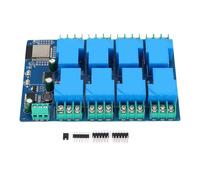 Carte de relais WIFI Bluetooth Carte de développement de module de relais à 8 canaux Alimentation DC7 28V 5V avec boutons programmables Indicateurs LED pour systèmes de contrôle
