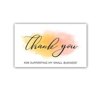 Carte De Remerciement Colorée Pour Soutenir Ma Petite Entreprise, Carte De Visite Décorative Faite À La Main Avec Des Cartes D'amour, 10-30 Pièces