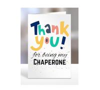 Carte de remerciement pour être mon chaperon, cadeau d'anniversaire pour homme, femme, homme, femme, lui, elle, cadeaux pour Noël, pour dire, A5-148_46